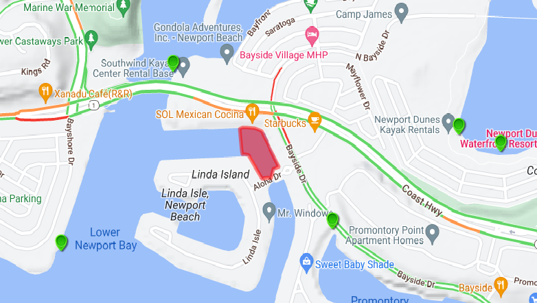 Map of Sewage Spill